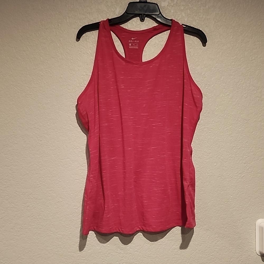 Tank top, Nike Dri-Fit, TIG EEG, Pinkish/Reddish, Size XXL